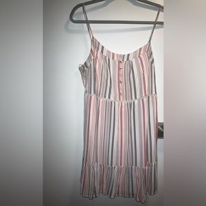 Francesca red white and blue dress - XL